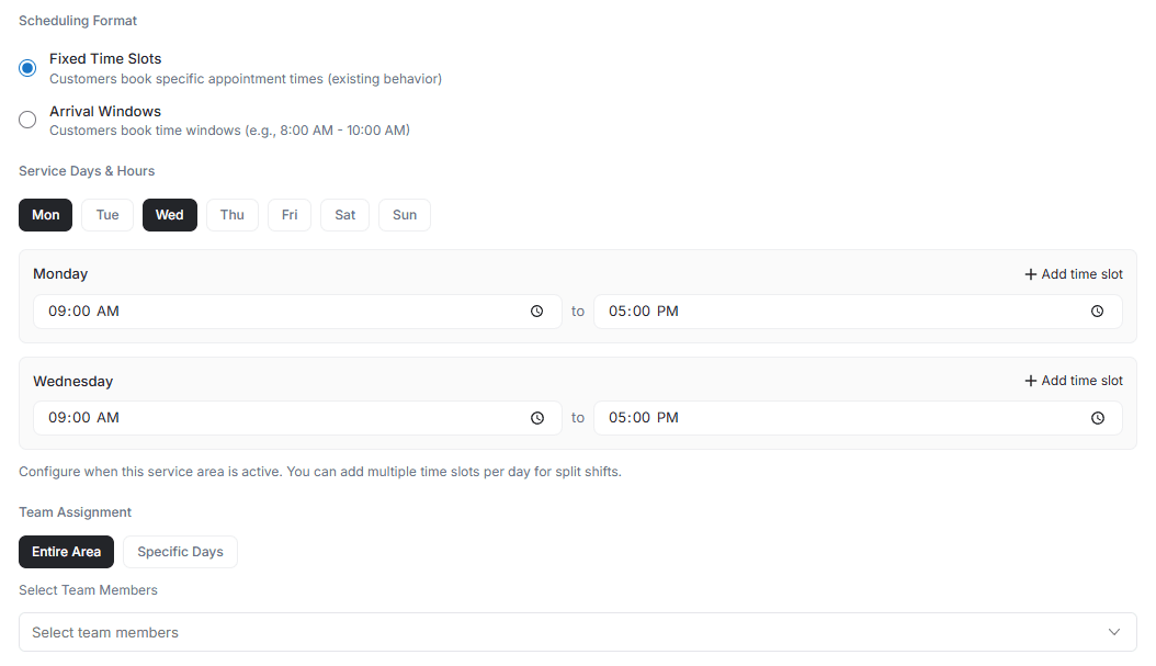 fixed time job scheduling