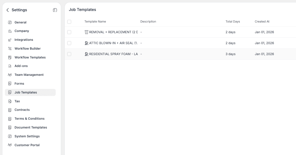 configure multi day jobs