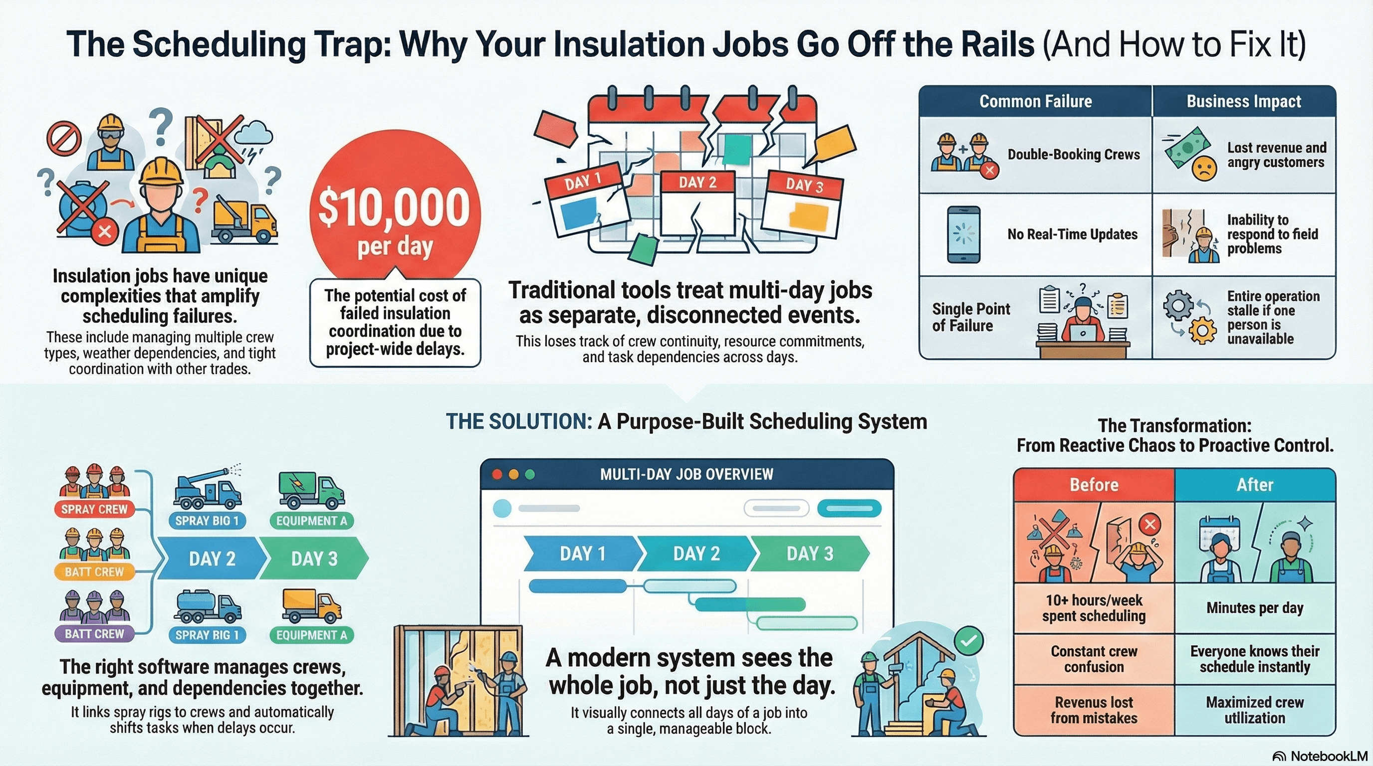 multi day job scheduling